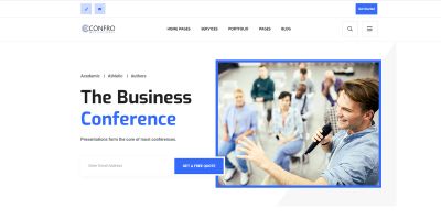 Confro - Conference HTML5 Website Template