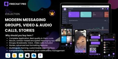 FireChat Pro - Flutter Group Chat - Video Calls