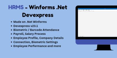 HRMS - Devexpress .Net Winforms